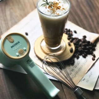 柏翠无线电动打蛋器家用小型静音全自动迷你多功能烘焙搅拌充电式PE4580 薄荷绿