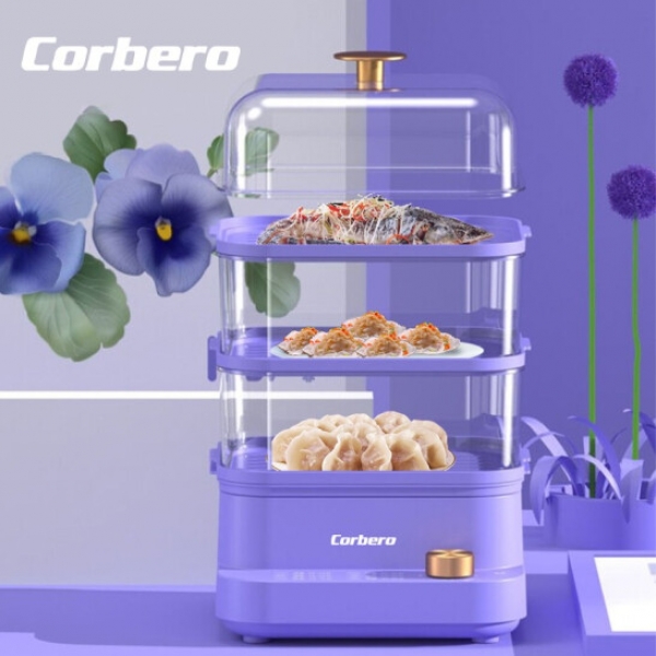 科尔贝洛（Corbero） 元气电蒸锅LBFD-021/紫色