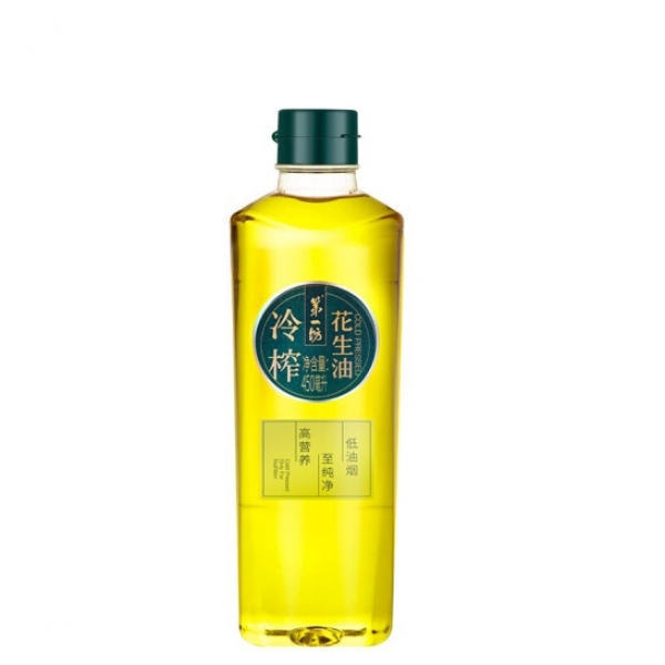 第一坊冷榨花生油450ML*2