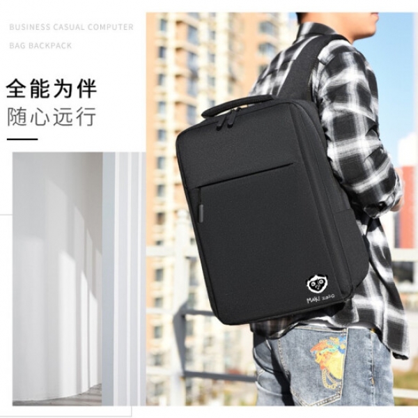 Maki zaza 极简主义USB休闲双肩包 MKZ-B003