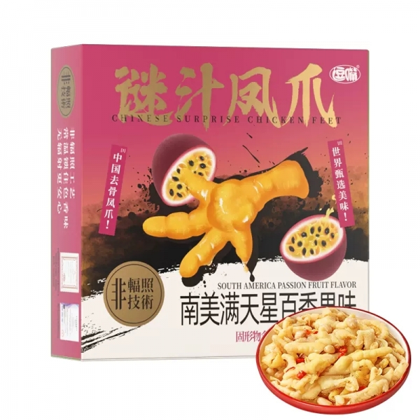 逗嘴 260g谜汁凤爪*1盒装（百香果味）