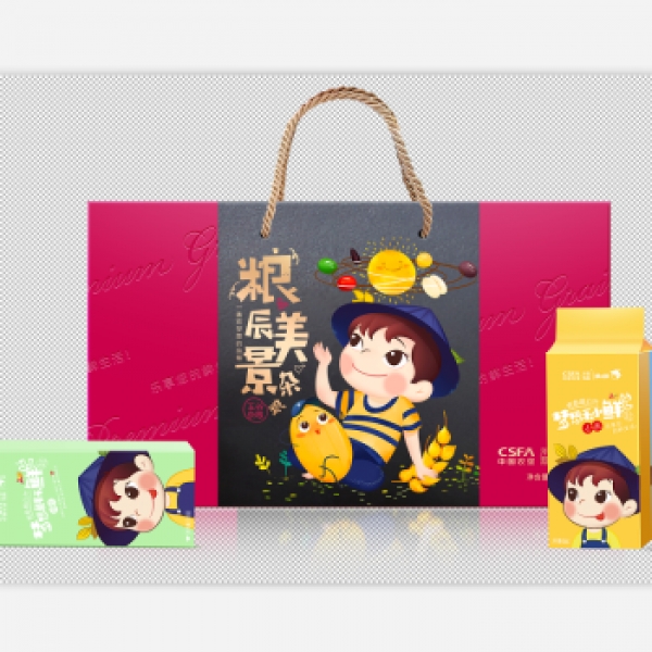 鲜禾鲜杂粮礼盒系列 鲜禾鲜粮辰美景杂粮礼盒3400g