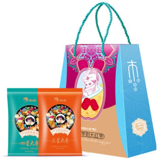 鲜禾鲜核桃/大枣/枣夹核桃礼盒系列 鲜禾鲜多彩心意大枣礼盒B 1500g