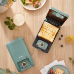 柏翠PE2310早餐机三明治轻食机小型家用 森林绿