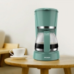 柏翠（petrus）咖啡机家用小型迷你大容量美式滴漏壶滴滤机泡茶机PE2100 浅绿色