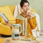 柏翠(petrus)破壁机豆浆机榨汁机低音家用小型迷你料理机辅食机智能预约冷热两用PE2399 