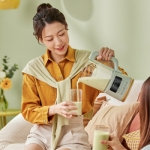 柏翠(petrus)破壁机豆浆机榨汁机低音家用小型迷你料理机辅食机智能预约冷热两用PE2399 