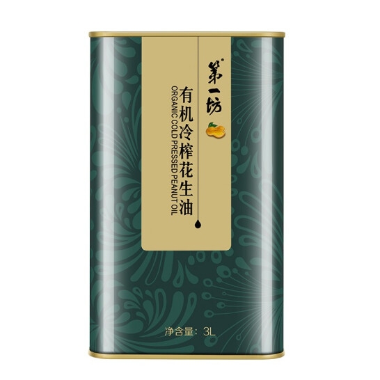 第一坊冷榨有机花生油3L*1
