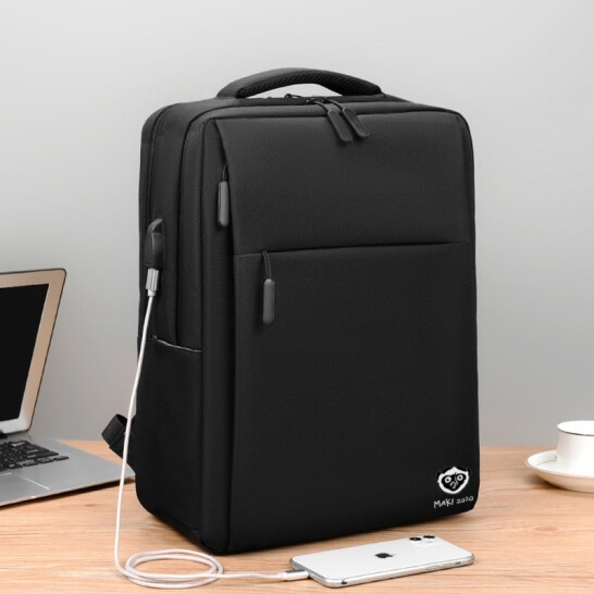 Maki zaza 极简主义USB休闲双肩包 MKZ-B003