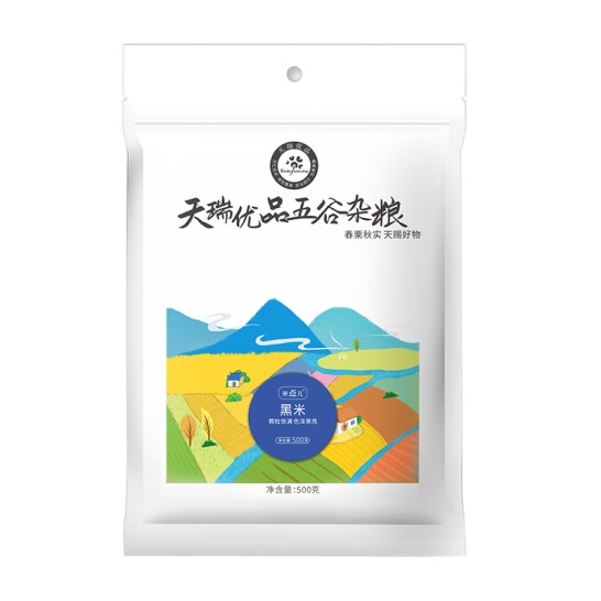 天瑞优品黑米500克*2包