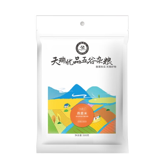 天瑞优品燕麦米500克*2包