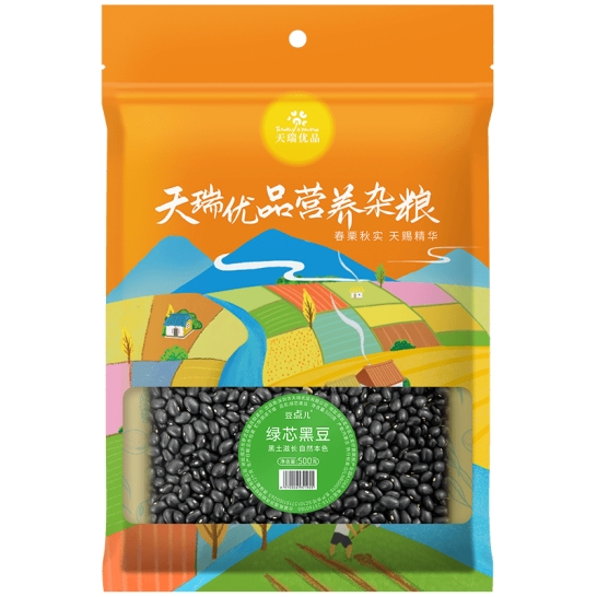天瑞优品黑豆500克*2包