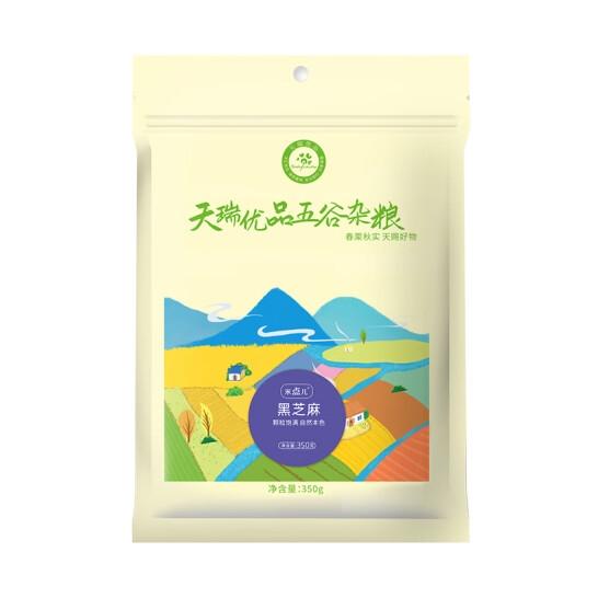 天瑞优品黑芝麻350G*4包