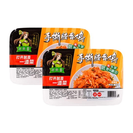 孙尚香 手撕鸡盒装180gx2盒...