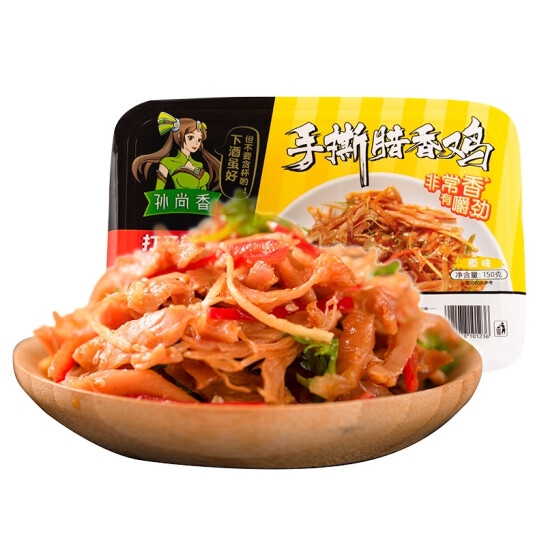 孙尚香 腊香鸡418g铝箔x2袋装