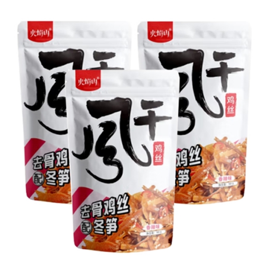 火焰山 风干鸡丝90g自立袋x3袋