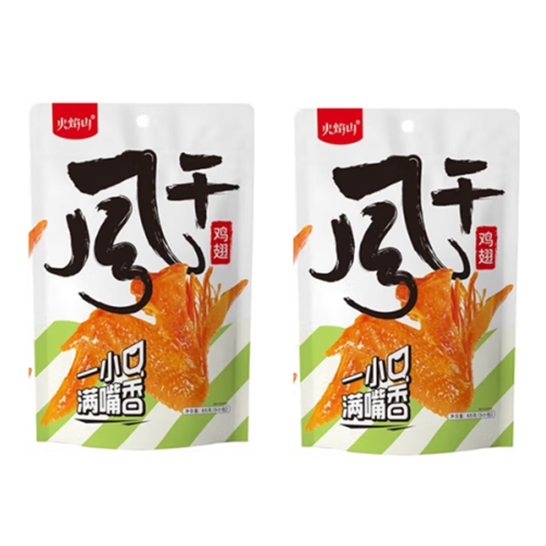 火焰山 风干鸡翅65g自立袋x2袋