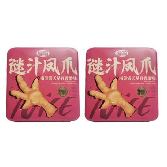 逗嘴 208g谜汁凤爪*2盒装（...