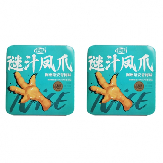 逗嘴 208g谜汁凤爪*2盒装（青梅味）