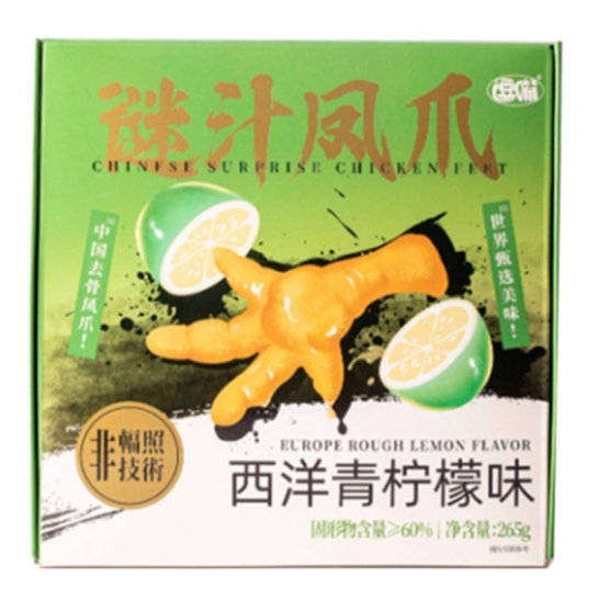 逗嘴 265g谜汁凤爪*1盒装（青柠味）