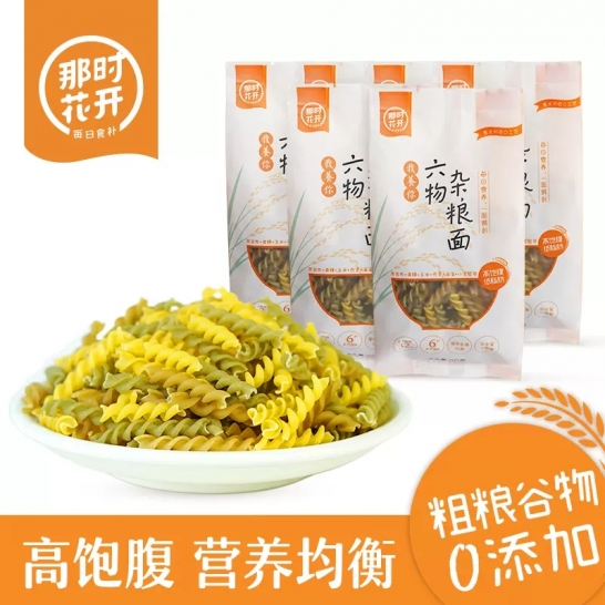 那时花开六物杂粮面90g*6袋