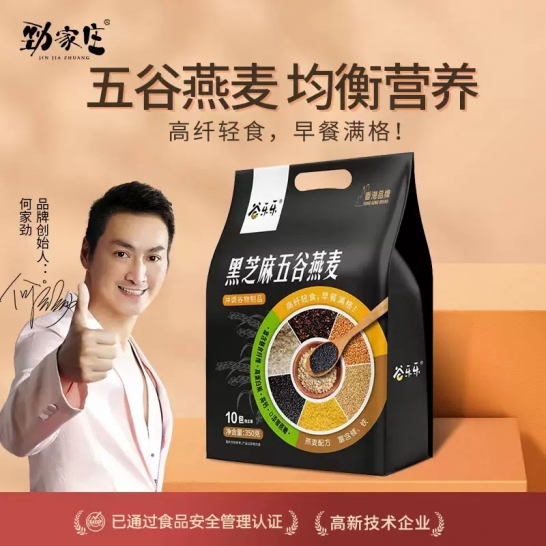 劲家庄 原味五谷燕麦350克