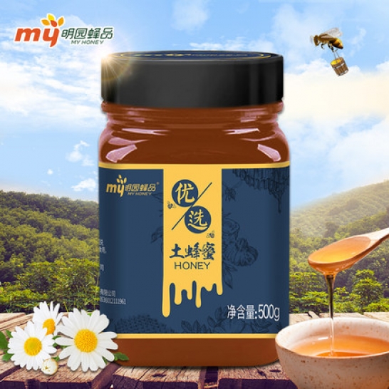明园 土蜂蜜500g