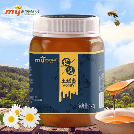 明园 土蜂蜜1000g
