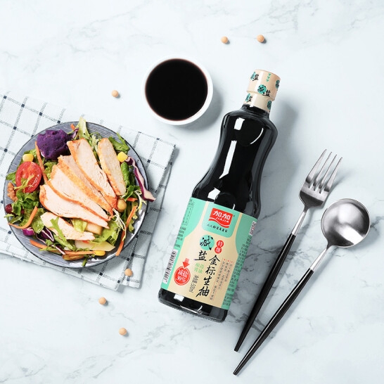 加加 500ml减盐金标生抽*2