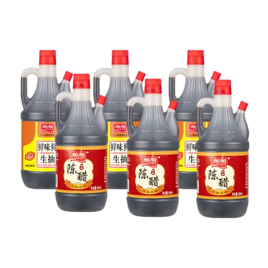 那一味组合D款： 加加 鲜味鲜生抽800ml*3 加加 陈醋800ml*3