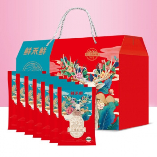 鲜禾鲜山珍礼盒系列 鲜禾鲜寻味山肴菌菇礼盒1100g