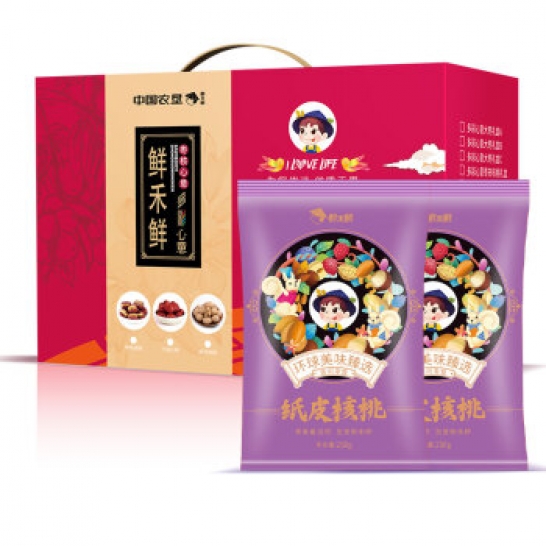 鲜禾鲜核桃/大枣/枣夹核桃礼盒系...