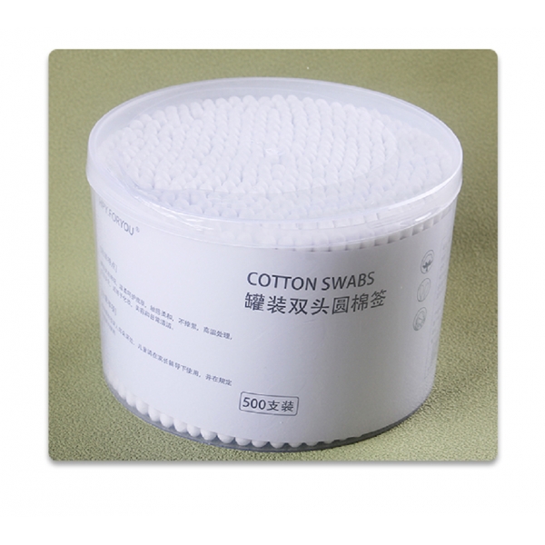 桶装双头棉签棒500支*1盒（北京、上海用户每单联系客服邮费+5元，新疆不发货）