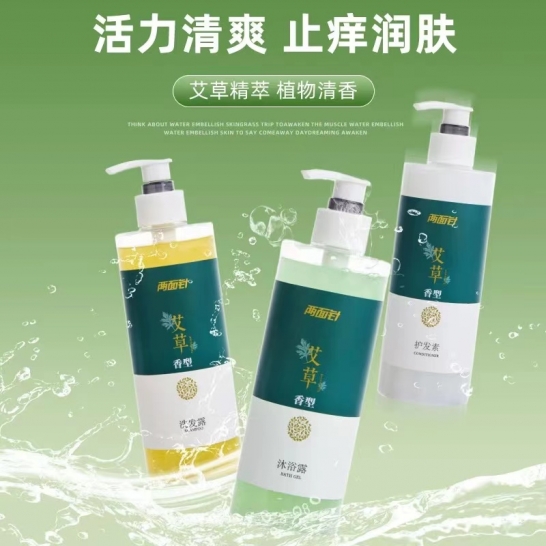 两面针艾草植萃护养沐浴露   400g*1瓶