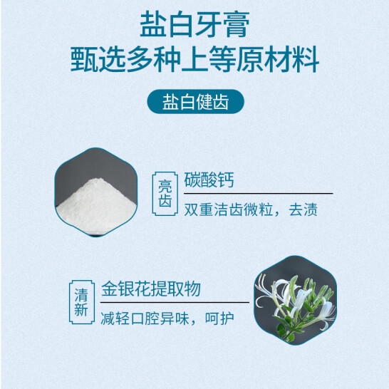 牙博士盐白健齿牙膏90+15g