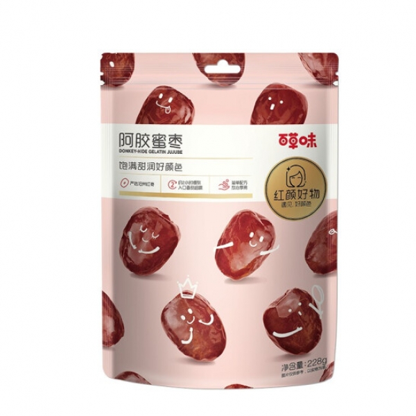 百草味阿胶蜜枣228g*3（L5）