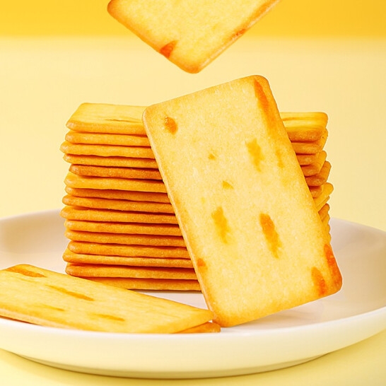 百草味芝士薄脆饼干100g*5（L5）