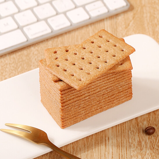 百草味咖啡薄脆饼干（椰香拿铁味）180g*5（L5）