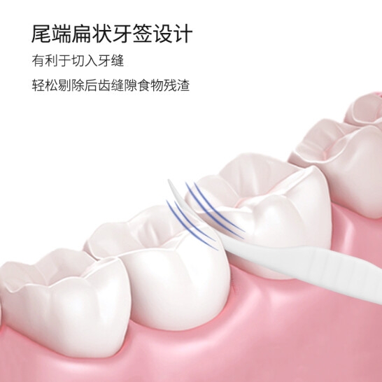 牙博士加配疗超高拉力护理牙线棒100支/袋