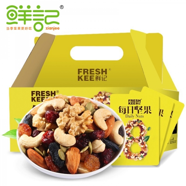 鲜记 每日坚果600g