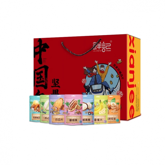 鲜记 中国年坚果礼礼盒1.196...