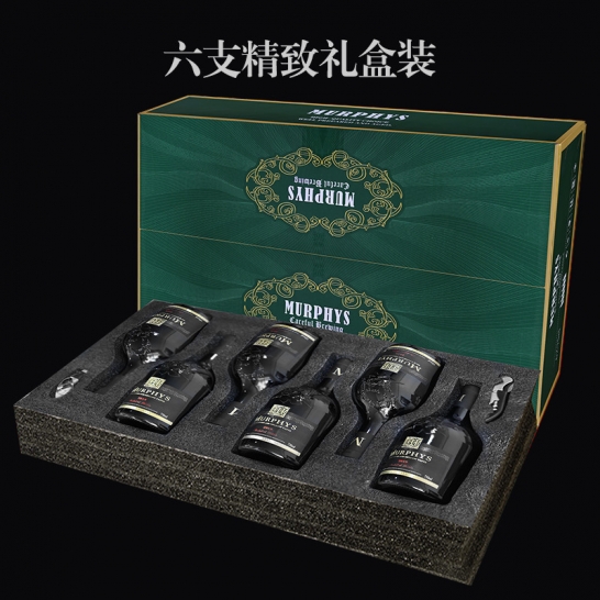 法国进口红酒葡萄酒慕洛菲诗瓦特王爵干红整箱（750ml*6瓶礼盒装送开瓶器）